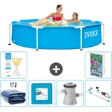 Frame Pool Rund - 244x51 Cm - 7-teilig  S145