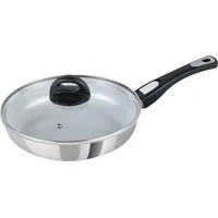 Genius Cerafit 24671 Bratpfanne 28 cm mit Glasdeckel