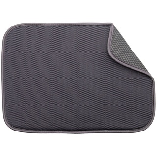 ZOLLNER saugstarke Abtropfmatte, 44x32 cm, 100% Polyester, anthrazit