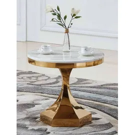 aea Couchtisch Gold Edelstahl 60 x 54 cm