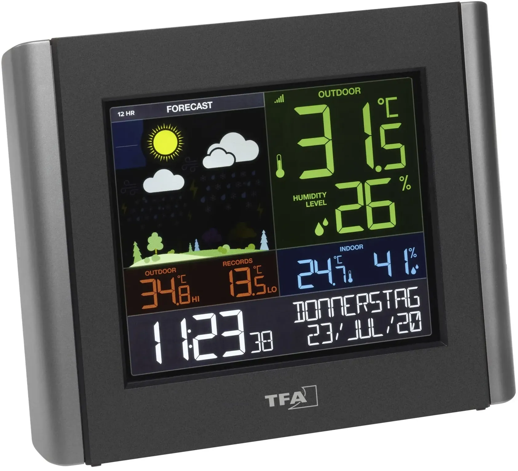 Preisvergleich Produktbild TFA 35800001 VIEW METEO WLAN Funkwetterstation