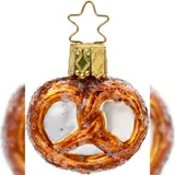 Inges Glas INGE-GLAS® Christbaumschmuck Mini Laugenbrezel Glas 4 cm