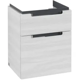 Villeroy & Boch Waschtischunterschrank 2 Auszüge 48,5 x 59 x 38 cm Weiß