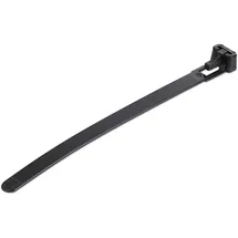 Startech Startech.com Kabelbinder - 127x7 Mm, Wiederverwendbar, Lösbare Nylonbinder, 22 Kg Zugfestigkeit, Innen- Und Außenbereich, 94v-2/ul, Schwarz, 100 Stück