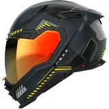 NEXX X.WST3 Fluence, Integralhelm - Matt Schwarz/Grau/Neon-Gelb - L