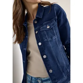 Cecil Jeansjacke mit Brusttaschen und Knöpfen in blau S