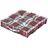Homescapes MacDuff Bodenkissen 50 x 50 cm Rot