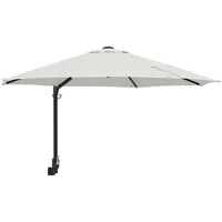 VidaXL Freischwingender Schirm Sand Polyester, Aluminium Groß