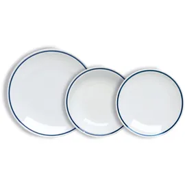 Tognana Fascetta Blu Geschirrset 18-tlg. weiß