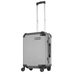 FC-Moto Alu Cabin Trolley Koffer, grijs-zilver, 22