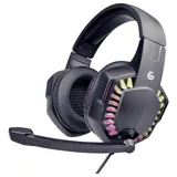 Gembird GHS-06 On Ear Headset kabelgebunden Stereo Schwarz Lautstärkeregelung Gaming