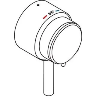 Hansgrohe Triostatgriff kpl.Pharo Duschpaneel Comfort Plus