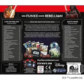 Fantasy Flight Games FFG Star Wars: Unlimited - Der Funke einer Rebellion Zwei-Spieler-Starter (Deutsch)