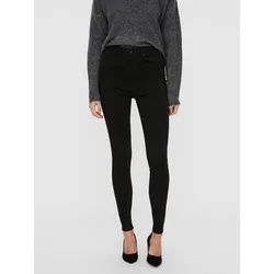 High-waist-Jeans »VMSOPHIA«, aus softem l, Gr. XS - Länge 30, black, , 54677123-XS Länge 30