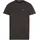 Bruno Banani T-Shirt BRUNO BANANI, Herren, Gr. 3XL (64/66), grau (dunkel grau), Single Jersey, Obermaterial: 100% Baumwolle, meliert, slim fit hüftlang, Rundhals, gerader Abschluss, Shirts T-Shirt, Mit Doppelkragen und Zierbrusttasche