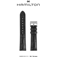Hamilton Leder Jazzmaster Band-set Leder Schwarz-18/16 H690.322.111 - schwarz