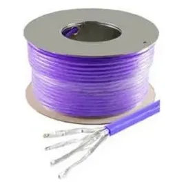 S/CONN maximum connectivity Verlegekabel, cat 7A, S/FTP (S-STP) Violett (S/FTP, CAT7a, 100 m), Netzwerkkabel