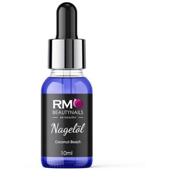 RM Beautynails Nagelpflegeöl Nagelöl Nail Cuticle Oil mit Pipette 10ml Pflege für die Nagelhaut, 10ml Nagelöl, Mandelöl und Pfirsich Kernöl blau