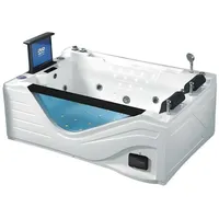 auq2a Luxuswanne Freistehende Badewanne 195 x 130 cm (130 cm X 78 cm X 195 cm)