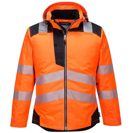 PORTWEST Warnschutz-Regenjacke mit Kapuze orange XXXXL