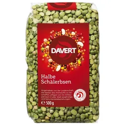 Schälerbsen grün halbe