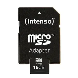Intenso microSD Class 10 16 GB + microSD-Adapter