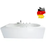 Basera Basera® Indoor Whirlpool Badewanne Palma Classic 190 x 90 cm