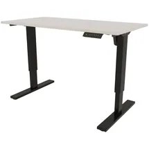 BISLEY E-StarterTech elektrisch höhenverstellbarer Schreibtisch 160x60 cm in grau - Elektrischer Tisch höhenverstellbar mit Memory-Funktion