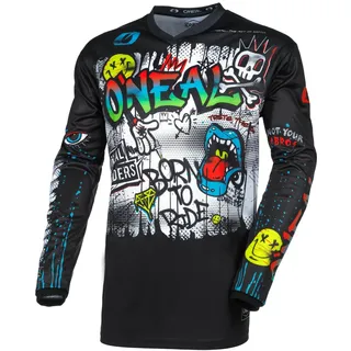 O'Neal MX Jersey RANCID V.24 | Erwachsene | Schwarz M