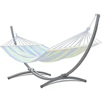 OEM Hängemattengestell Gartenhängemattenständer, Für Zwei Personen, Metall Grau Robust, 250 kg