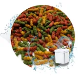 Warnick ́s Tierfutterservice Warnick ́s Premium Teichsticks 3-farbig - für Koi & Zierfische - 5 Liter im Eimer - geringe Wasserbelastung