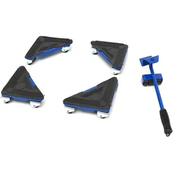 HBM 5-tlg. Umzugswagen-Set inkl. Hebel