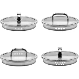 WMF Function 4 Advanced Topf-Set 7-tlg. Kochtopf + Suppentopf + Glasdeckel