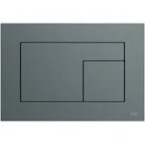 TECE TECEvelvet WC-Betätigungsplatte für Zweimengentechnik, Grigio Londra / Anthrazit