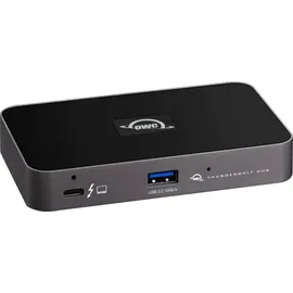 OWC Thunderbolt 4 Hub (Thunderbolt, 1 Ports), Dockingstation + USB Hub, Grau
