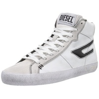 Diesel Herren Leroji Sneakers, White/Black high, 41 EU