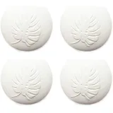 Metrox Wandvase Luftbefeuchter 4-teiliges Set aus Keramik BOTANICAL flach zur Befestigung am Heizkörper Heizung Wasserverdunster Diffuser a1658