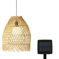 Lumineo Solar Gartenleuchte LED Hängelampe 28x36cm Kunststoff Warmweiß