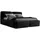 mebloland Polsterbett, Schwarz, Textil, H2, 180x200 cm, Schlafzimmer, Betten, Polsterbetten