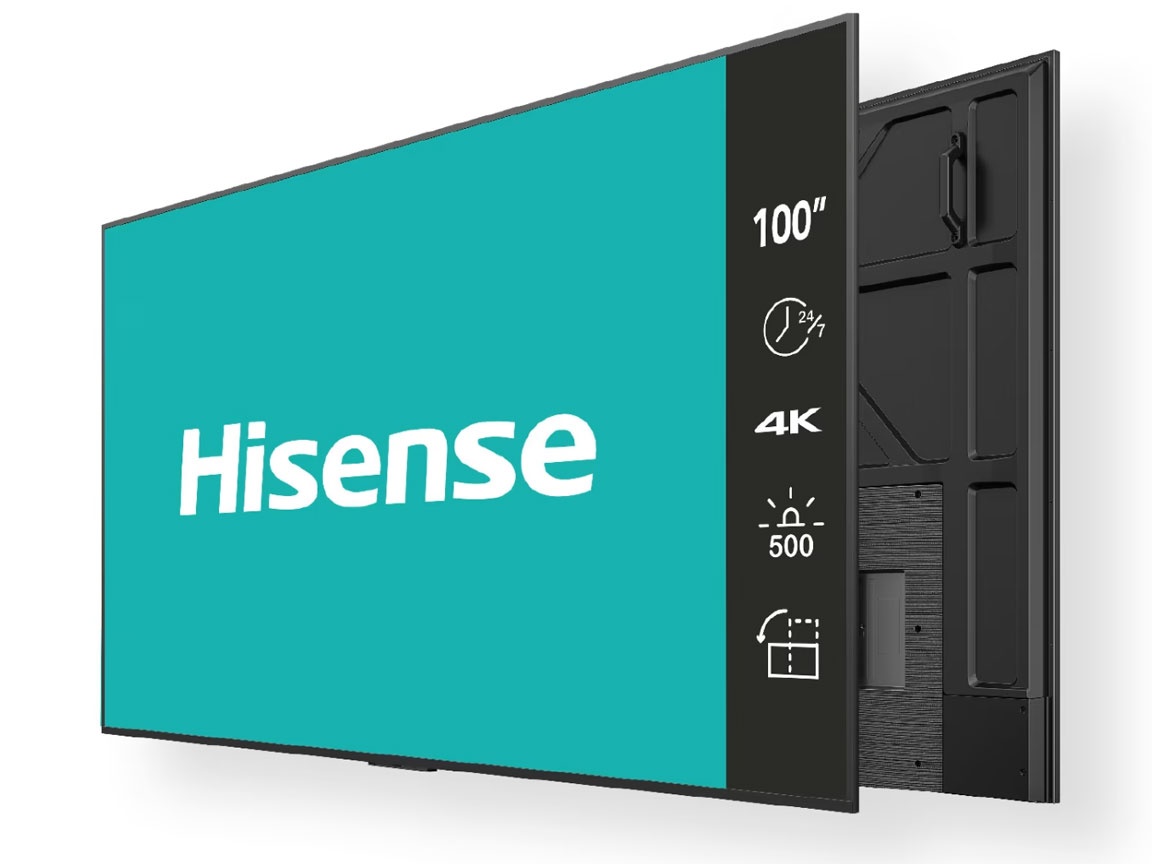 Hisense 100BM66D - 100 Zoll - 500 cd/m2  - Ultra-HD - 3840x2160 Pixel - 24/7 - S...