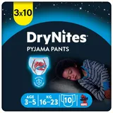 HUGGIES DryNites saugfähige Nachtwindeln bei Bettnässen, Für 3-5 Jahre (16-23 kg), 30 Stück, Monatsbox