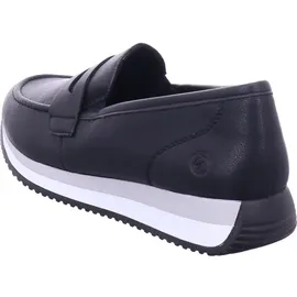 REMONTE Slipper Slipper Glattleder - Schwarz