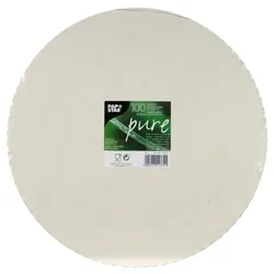 Papstar 500 Stück Tortenunterlagen, Pappe  pure  rund Ø 30 cm weiss mit gezacktem Rand