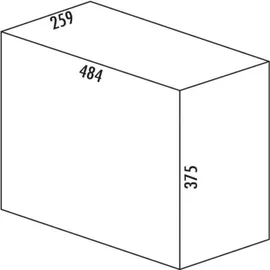 HAILO Abfallsammler Tandem 15/15 dunkelgrau | Dunkelgrau