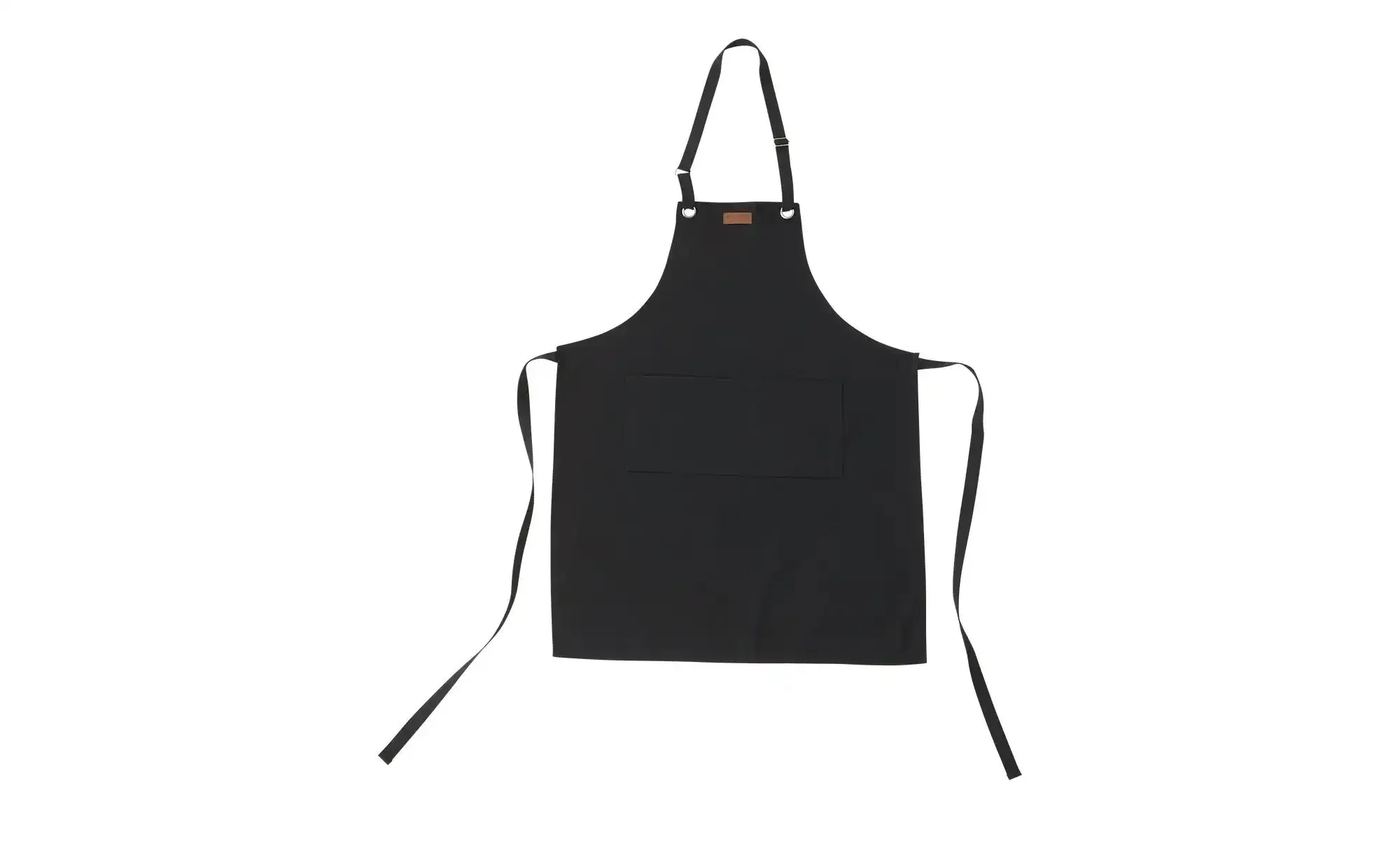 Meisterkoch Kochschürze  Optimus , schwarz , 100% Baumwolle , Maße (cm): B: 70 H: 90