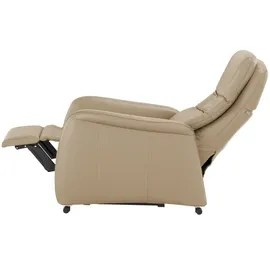 Hukla Relaxsessel Tobias Leder 75 x 105 x 88 cm Braun mit Relax-Funktion