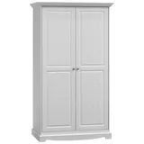 aea Landhaus Garderobe Schrank 64,5 x 107,5 x 190 weiß
