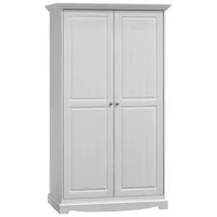aea Landhaus Garderobe Schrank 64,5 x 107,5 x 190 weiß