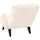 58 aufm Kessel Sessel Kajsa Samtvelours 101 x 80 x 71 cm Schwarz/Creme