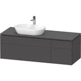 Duravit Waschtischunterschrank 4 Auszüge 142 x 48,2 x 55 cm Graphit Matt